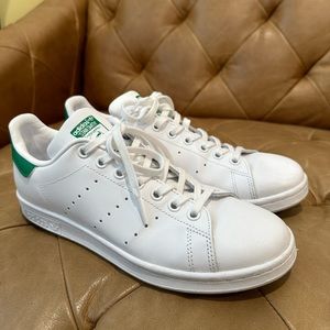 Adidas Stan Smith green and white sneakers